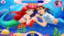 Princess Ariel and Eric Kissing - Game Little Mermaid Mistletoe Kiss Love for Kids & Girls