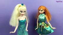 Frozen Elsa and Anna Dolls Makeover! Frozen Hairstyle and Dress Up. Disney Princess Vi