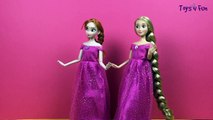 Elsa Gets Married! Frozen Wedding Dress, ft Disney Princess Anna and Kristoff and Rapunzel.-gBkh_O1