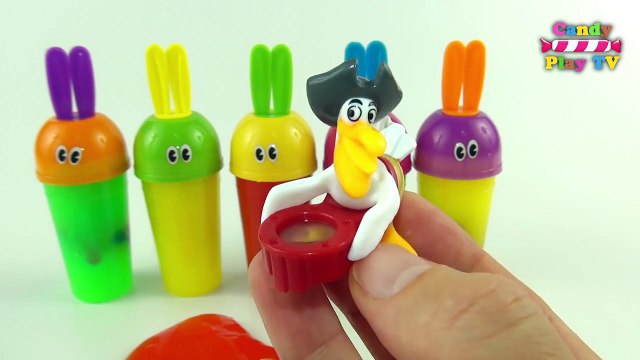 Узнайте цвета эскимо лед крем Кролик пресс-формы муть глина сюрприз игрушка играть доч Пеппа свинья ворковать