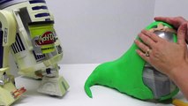 JABBA THE HUTT!!! Star Wars GIANT Play-Doh Surprise Egg Opening with R2D2