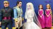 Elsa Gets Married! Frozen Wedding Dress, ft Disney Princess Anna and Kristoff an