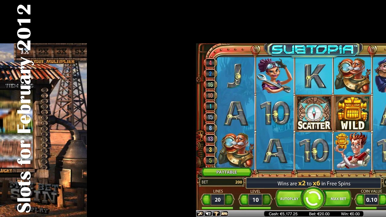 New Slots for February 2012