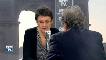 Nathalie Arthaud pourrait voter blanc au second tour: "Je ne préfère ni les uns, ni les autres"