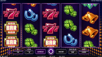New online casino slot "Joker Pro " (review)
