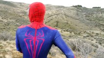 Spiderman vs Orange Venom Steals Bike | In Real Life Superheros!