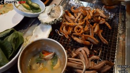 Korean seafood with  Abalone and Rockfish - Korean travel