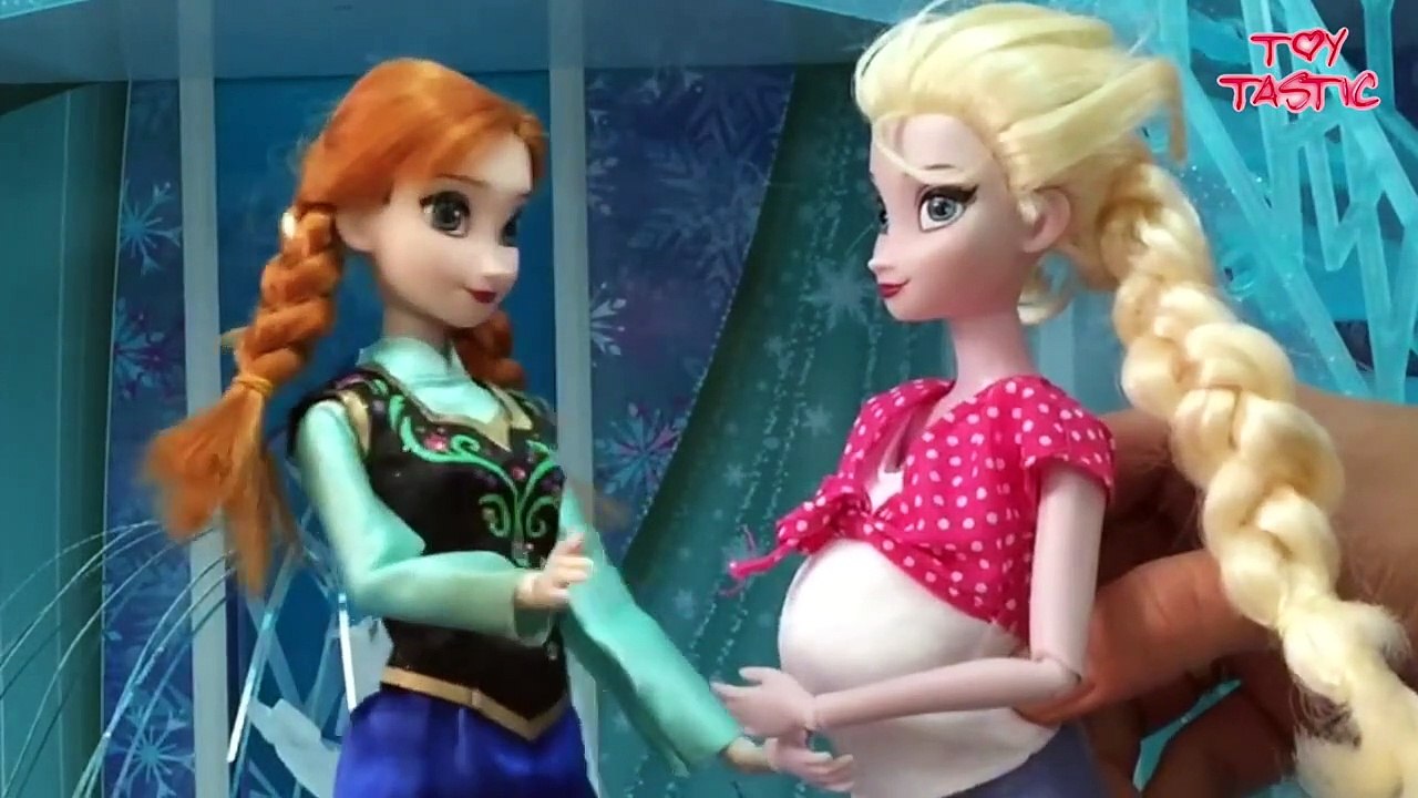 Pregnant Frozen Elsa! Elsa has a baby! video Dailymotion