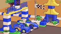Легковые автомобили мультфильм дисней Заключительный для Игры Лего молния Маккуин Гонка против Francesco bernoulli