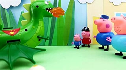 Granddad Dog s Garage Peppa Pig Toys Stop motion animation Cartoons all new english compilation