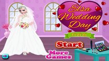 Elsa wedding day dress up games | Games for girls | Kids games | Elsa wedding kiss
