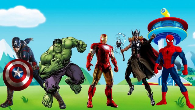 Америка капитан Семья палец герои килектор диво питомник патруль лапа песни человек-паук