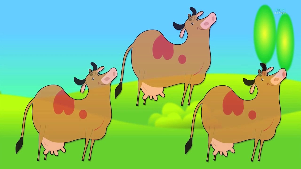Counting Cows | Learn to count numbers from 1 to 7