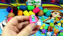 Kinder Surprise Eggs Mickey mouse and shopkins unboxing Play - Doh Huevos Sorpresa