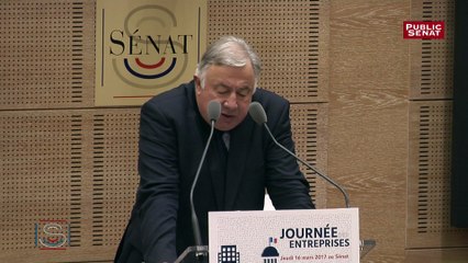 Gérard Larcher : "En France, la réglementation du travail est comme mes chemises : XXL."