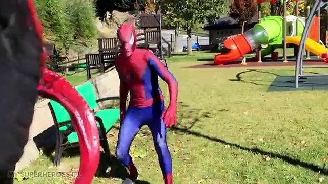 Funny Spiderman vs Venom Bowling Party! Real Life Superhero Movie