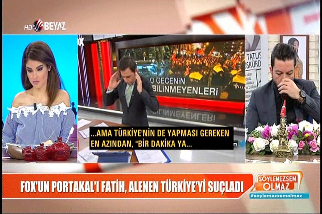 Fox'un Portakal'ı Fatih, alenen Türkiye'yi suçladı