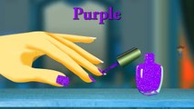 Learn Colors with Nail Arts SuperHeroes Cartoons | Colours to Kids Children Baby Learning