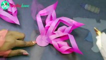 3D Snowflake DIY Tutorial - How to Make 3D Paper Snowflakes for homemade d