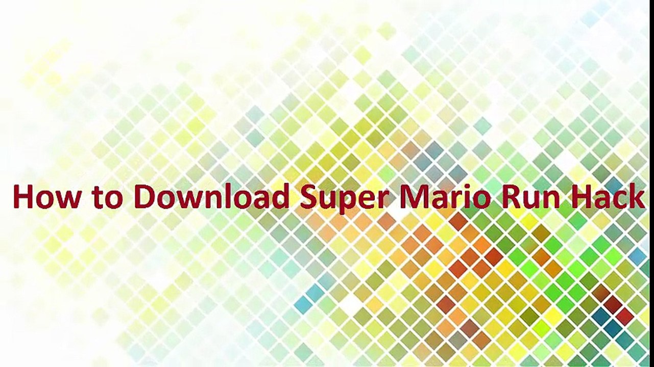 How to Download Super Mario Run Hack