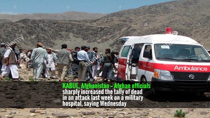 Afghan Officials Say at Least 50 Died in Attack on Hospital