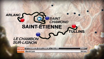 Critérium du Dauphiné 2017 - Le parcours du 69e Critérium du Dauphiné avec L'Alpe d'Huez