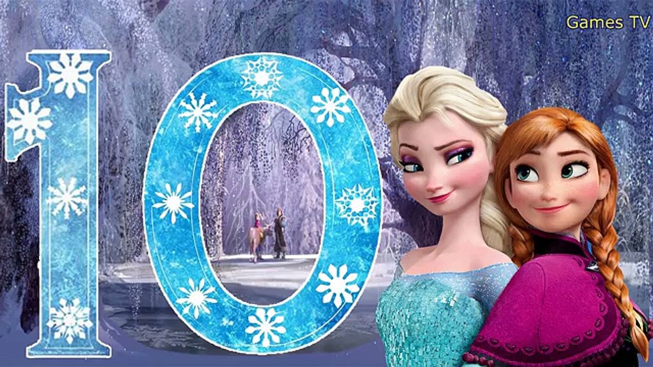 Frozen Numbers Song - Learn Numbers 1 to 10 - Frozen Songs Disney Nursery Rhymes