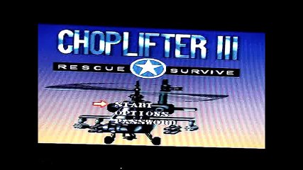 jeu choplifter 3 super nintendo