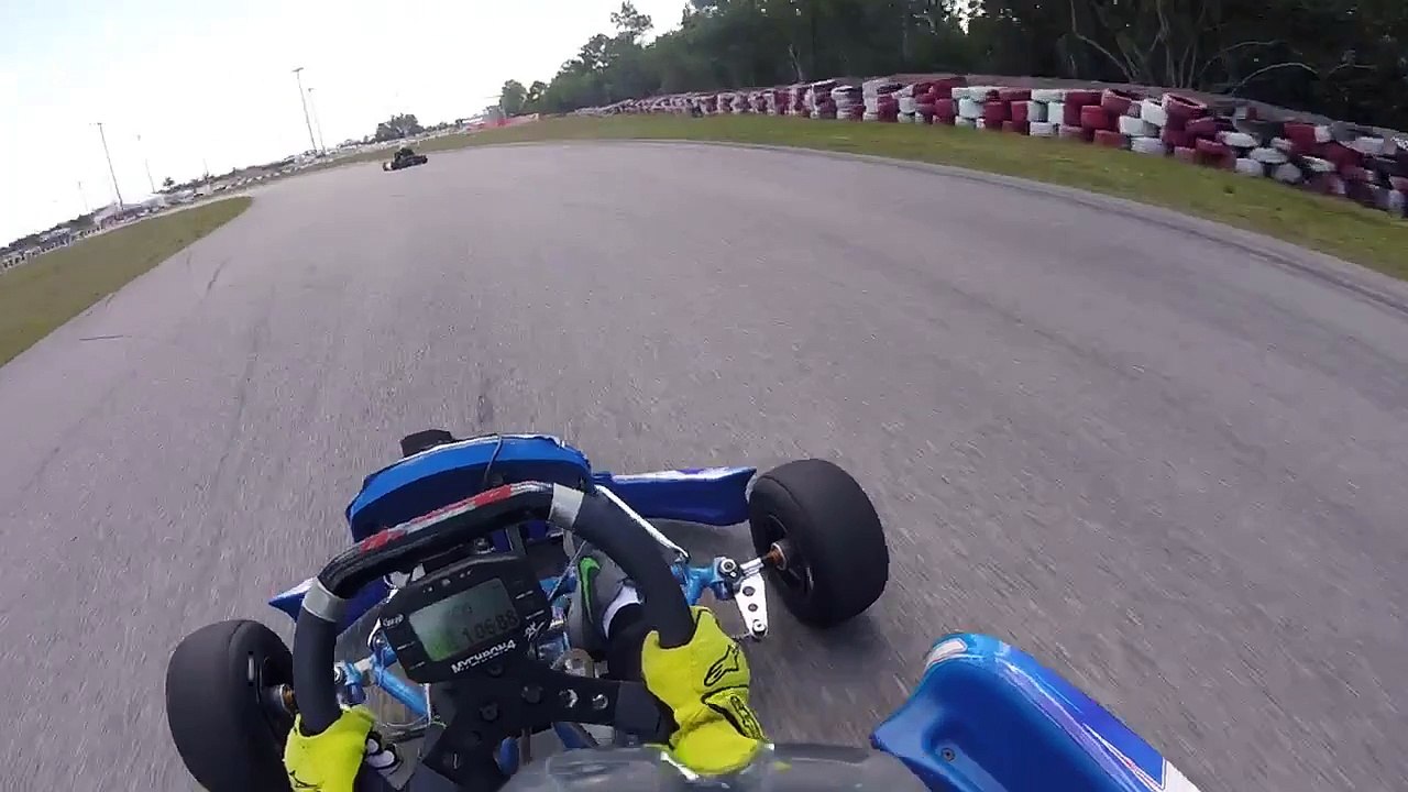 Driver ejected from go-kart during crash
