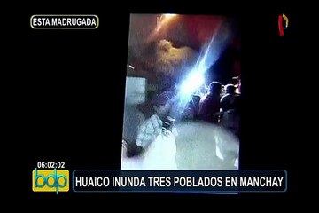 Pachacámac: huaico inunda tres centros poblados en Manchay y destruye albergue