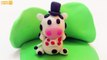 DIY Kids art Modelling clay Dairy Cow in Love