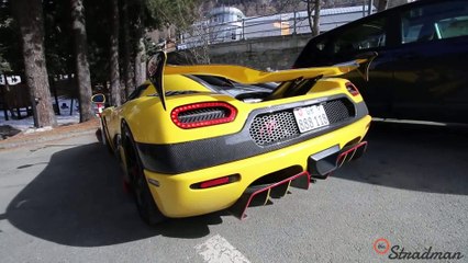 Koenigsegg Agera RS ML na neve suiça