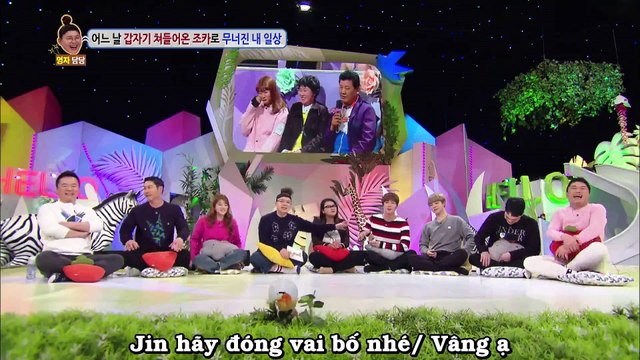 [ Hello Counselor của Jin & Jimin ] Jin đóng giả bố