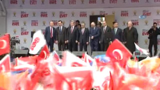 Başbakan Yıldırım ile Birlikte MHP Çankırı İl Başkanı Hidayet Çelik'te Kürsüye Çıktı