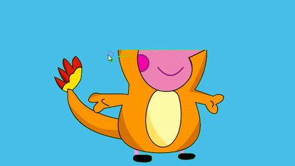 Dibujando y pintando a Charmander (Pokemon) - Drawing and painting to Charmander