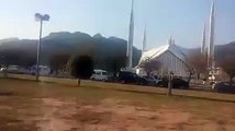 Beautiful View Of Faisal Masjid Islamabad