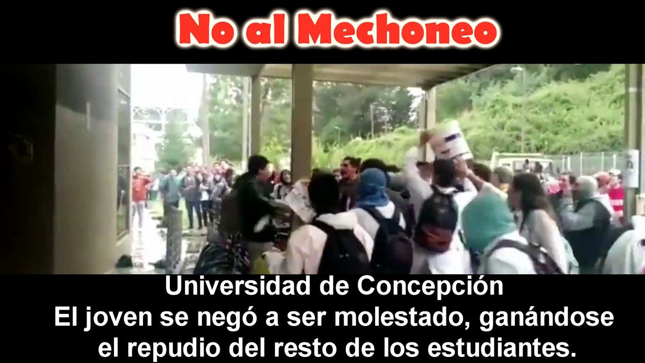 no al mechoneo   Universidad de Concepción