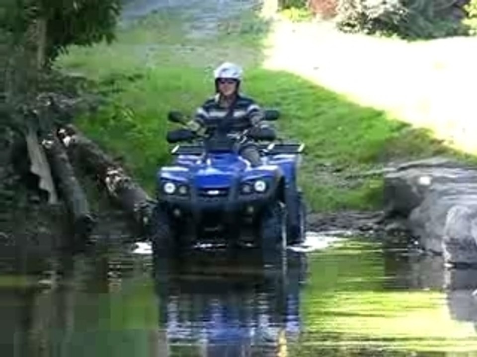 Passage dans l'eau