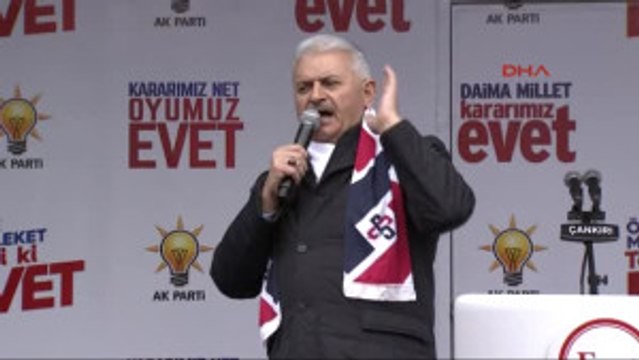 Çankırı Binali Yıldırım Türkiye, Hollanda Seçimlerine de Ayar Verdi