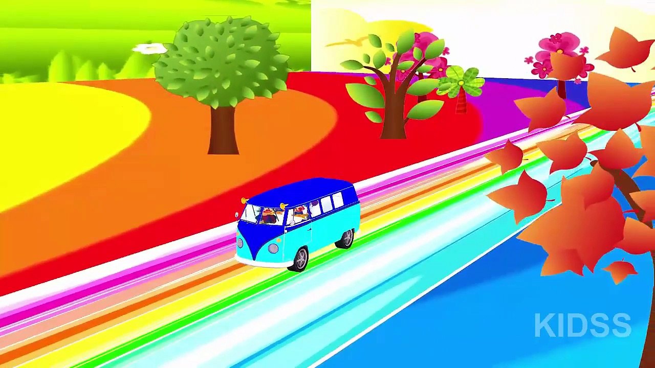 Колеса на в автобус перейти тур и тур анимация Дети песни питомник рифмы для ребенок