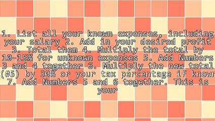 7 Step Revenue Planning and How to Ensure Profitability