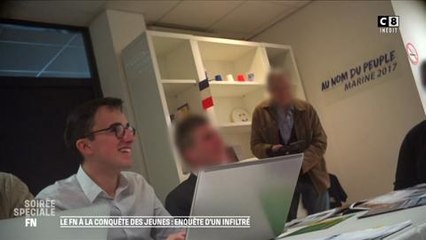 Un nouveau militant Front National Jeunesse dérape devant des télés étrangères