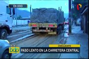 Chosica: gran congestión vehicular en tramo de Carretera Central