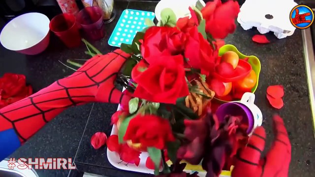 Siêu Nhân NGƯỜI NHỆN và NỮ HOÀNG BĂNG GIÁ ELSA - Siêu Anh Hùng - Đồ Chơi Búp Bê Trẻ Em #12