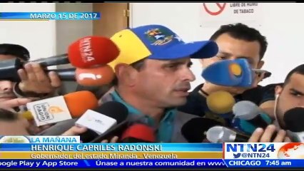 Capriles: Están dadas las condiciones para la aplicación de la Carta Democrática contra el Gobierno de Maduro