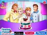 Lets Play Frozen Family Cooking Wedding Cake Game - Frozen Princess Games