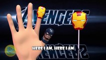 The Avengers Finger Family | Nursery Rhymes | 3D Animation In HD From Binggo Channel Lolli