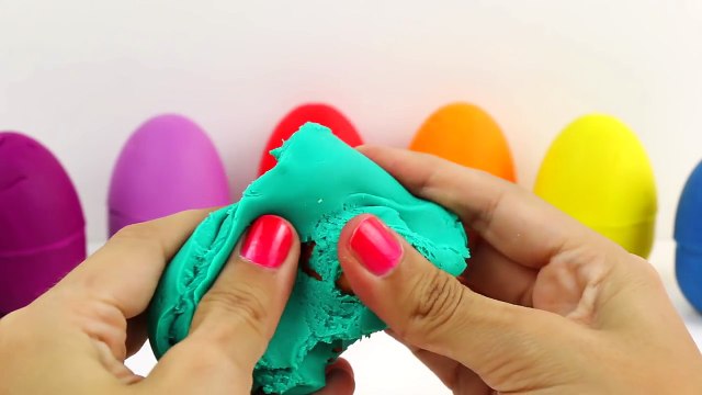 Играть-DOH сюрприз Яйца Игрушки видео Пеппа свинья Шахтерское ремесло томас танк дисней замороженный Игрушки