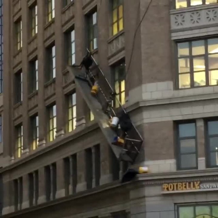 High winds cause near serious accident in Jersey City