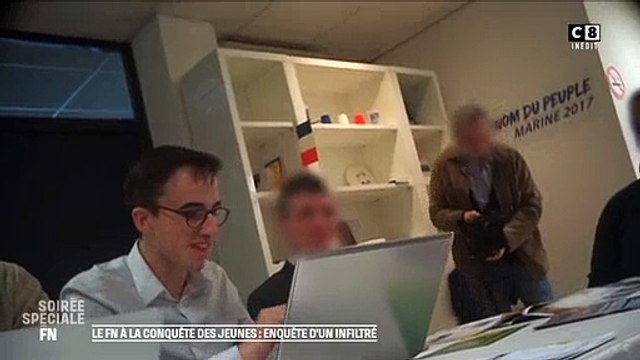 Extrait du documentaire La face cachée du Front National diffusé sur C8